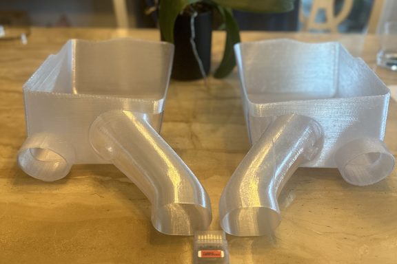 M157 air intakes in clear PC