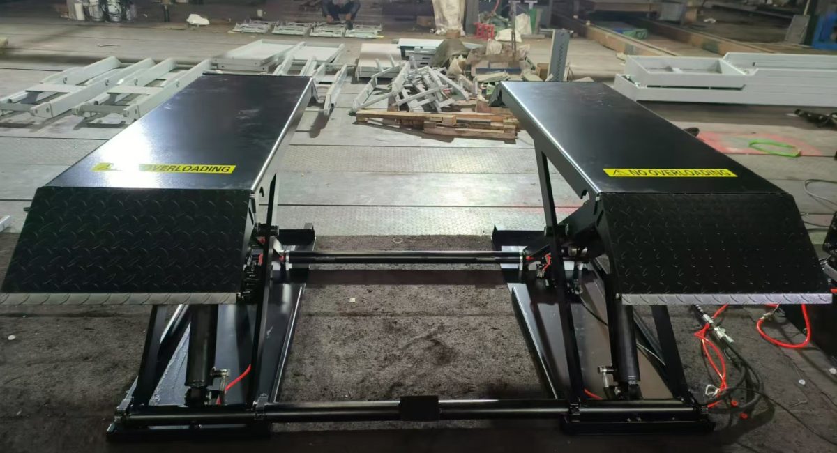 new shop lift built before shipping to usa