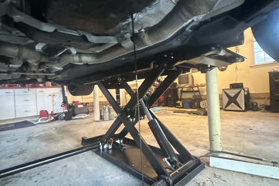 underside of c205 mercedes
